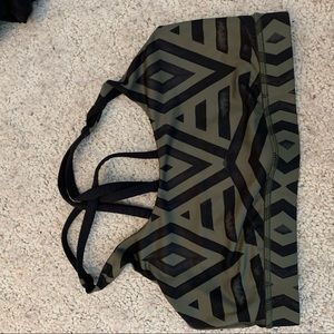 Lululemon geometric sports bra